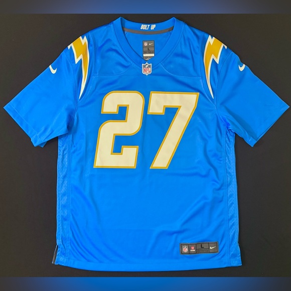 Nike J.K. Dobbins Los Angeles Chargers #27 Home Powder Blue Game Jersey Men’s L - Picture 1 of 6